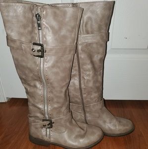 Just Fab gray riding boots